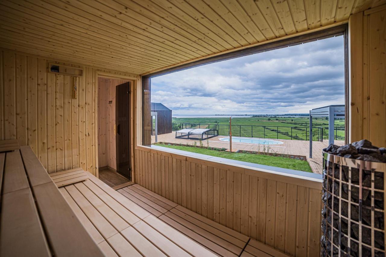 Nowe Domki Deluxe Z Widokiem Na Zatoke Z Basenem I Sauna Oslonino Exteriér fotografie